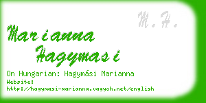 marianna hagymasi business card