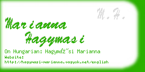 marianna hagymasi business card